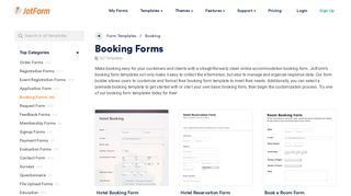 Booking Forms - Form Templates | JotForm