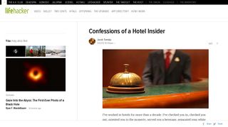 Confessions of a Hotel Insider - Lifehacker