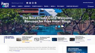 The Best Credit Card Sign-Up Bonuses for Free Hotel Stays