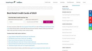 Best Hotel Credit Cards 2019: Top Recommendations - ValuePenguin