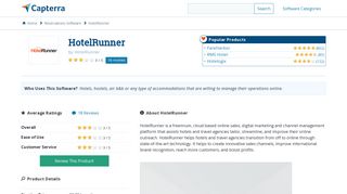 HotelRunner Reviews and Pricing - 2019 - Capterra