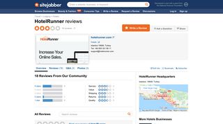 HotelRunner Reviews - 17 Reviews of Hotelrunner.com | Sitejabber