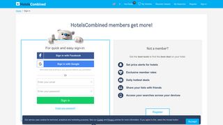 Already have an account? - HotelsCombined