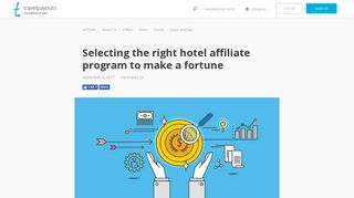 Selecting the right hotel affiliate program to make a fortune
