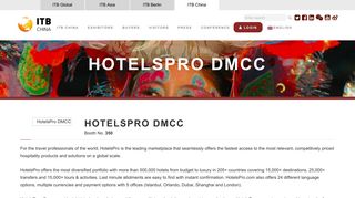 HotelsPro DMCC - ITB China