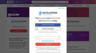 HotelStorm Coupons, Promo Codes & 10.0% Cash Back - Ebates