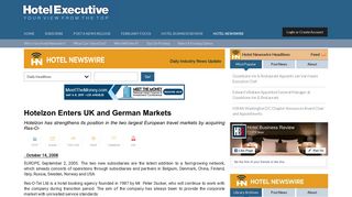 Hotelzon Enters UK and German Markets - HOTEL BUSINESS REVIEW