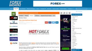 Get a free HotForex Debit Card - ForexBrokerz.com