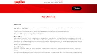 Use Of Website | Hotlink