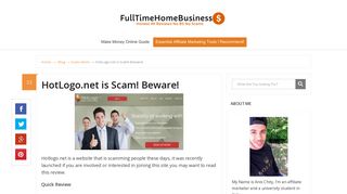 HotLogo.net is Scam! Beware! | Scam Busting Reviews!