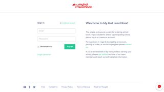 My Hot Lunchbox - WebSite