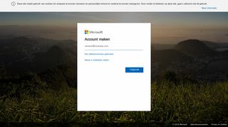 Account maken - Microsoft account - Outlook.com