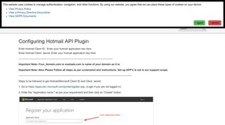 configuring-hotmail-api-plugin | Documentation for Invitex | Extension ...
