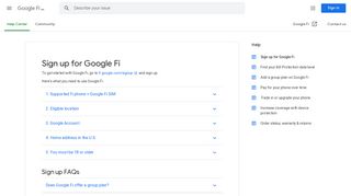 Sign up for Google Fi - Google Fi Help - Google Support
