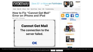 How to Fix “Cannot Get Mail” Error on iPhone and iPad - OSXDaily