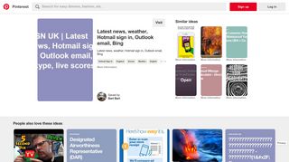 MSN UK | Latest news, Hotmail sign in, Outlook email ... - Pinterest