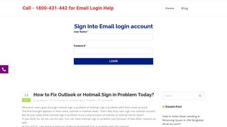 How to Solve Hotmail or Outlook Sign in Problem? Hotmail Login Issues