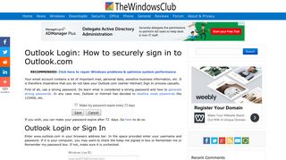 Outlook Login: How to securely sign in to Outlook.com