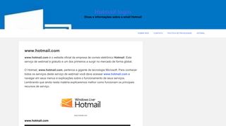 Hotmail login - Dicas e informações sobre o email Hotmail
