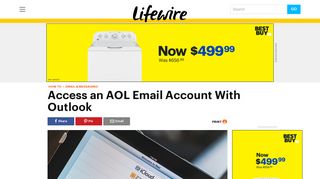 How to Use AOL Mail With Microsoft Outlook - Lifewire
