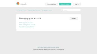Managing your account – HotPads Help Center