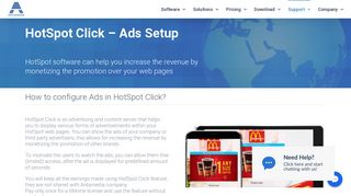 HotSpot Click Ads - Antamedia