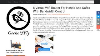 8 Virtual Wifi Router For Hotels And Cafes With Bandwidth Control