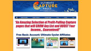 My Traffic Exchange Scheduler - Ultimate Capture Pages