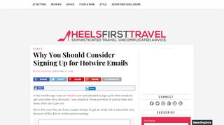 Why You Should Consider Signing Up for Hotwire Emails - Heels First ...