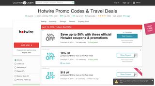 50% Off Hotwire Coupons & Promo Codes - February 2019