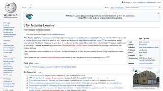 The Houma Courier - Wikipedia