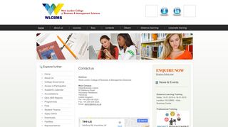Contact - .:: West London College of Business and Management ...