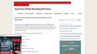 Get Free Web Hosting with Unlimited Webspace and Bandwidth ...