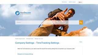 Company Settings - TimeTracking Settings – HourDoc Support Center