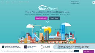 The House Crowd: Peer to peer lending and property crowdfunding