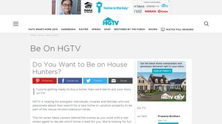Do You Want to Be on House Hunters? | Be On HGTV | HGTV