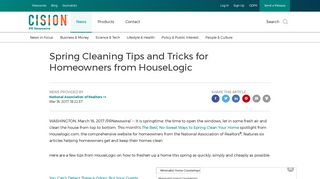 Spring Cleaning Tips and Tricks for Homeowners from HouseLogic