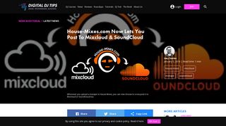 House-Mixes Now Lets You Post To Mixcloud & SoundCloud