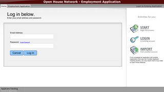 Open House Network - Employment Application - applitrack.com