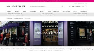 Shopping Online - House of Fraser