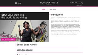 Store Staff | House of Fraser Careers