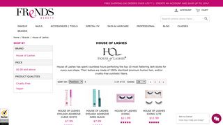 House of Lashes - Brands | Frends Beauty Supply