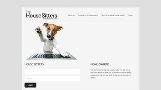 Login - The House Sitters