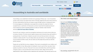 House Sitting in Australia. House sitters registration ... - HouseCarers