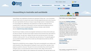 House Sitting in Australia. House sitters registration ... - Housecarers