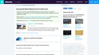 Household Bank MasterCard Credit Card Reviews - WalletHub