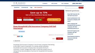 Does Household Life Insurance Company Still Sell Insurance?