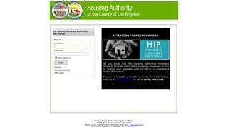 Welcome to Housing Authority Portal