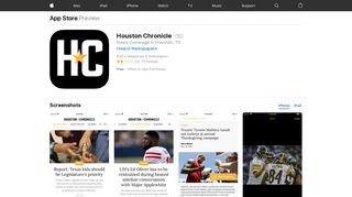 Houston Chronicle on the App Store - iTunes - Apple