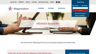 Online Banking - Allegiance Bank